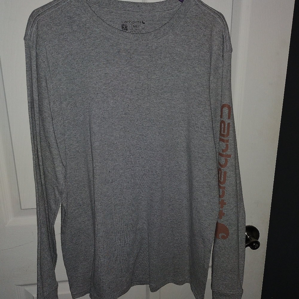 Carhartt Gray Long Sleeve women's shirt